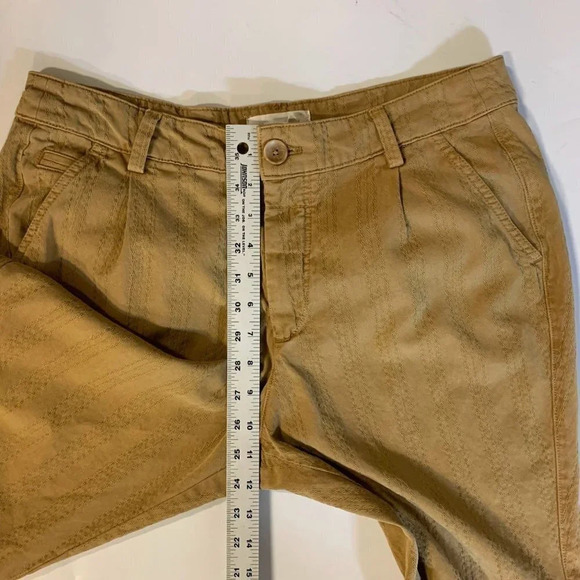 Anthropologie Women's Scout Slim Pleated Straight Leg Ankle Pants Size 31 - Picture 13 of 14